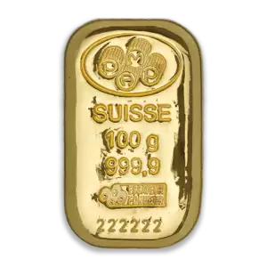 100g PAMP Gold Bar - Cast