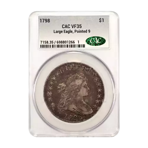 1798 Large Eagle, Pointed 9 $1 (2)