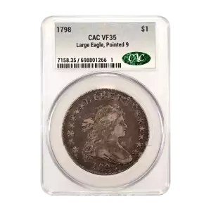 1798 Large Eagle, Pointed 9 $1 (2)