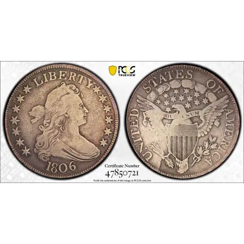 1806 50C O-118a Pointed 6, Stem (2)