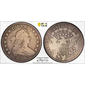 1806 50C O-118a Pointed 6, Stem (2)