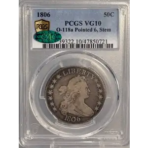 1806 50C O-118a Pointed 6, Stem (3)