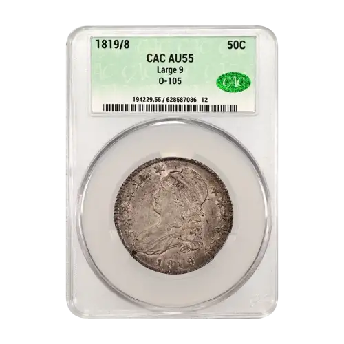 1819/8 Large 9 50c O-105 (2)