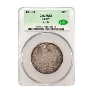 1819/8 Large 9 50c O-105 (2)