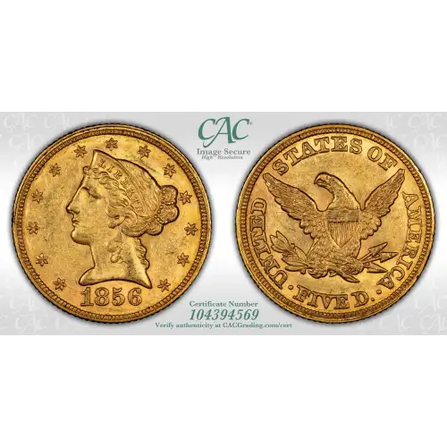1856 $5 (4)