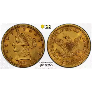 1861 $2.50 New Reverse (2)