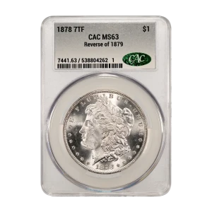 1878 7TF Reverse of 1879 $1 (2)