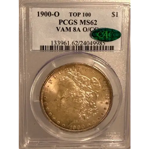 1900-O/CC $1 VAM 8A, Overmintmark TOP 100