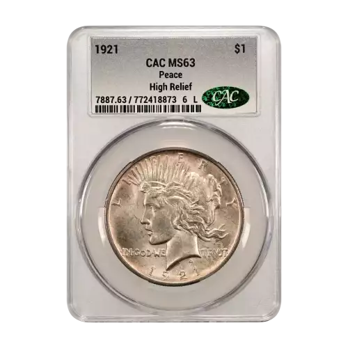 1921 Peace $1 High Relief (2)