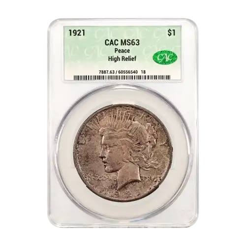1921 Peace $1 High Relief (2)