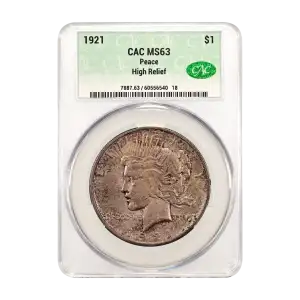 1921 Peace $1 High Relief (2)