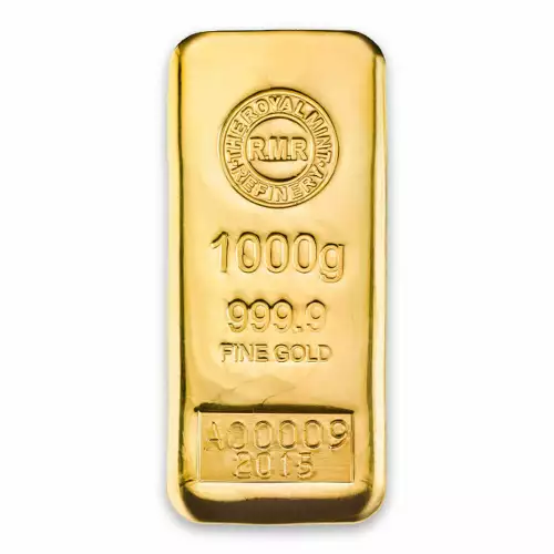 1kg Royal Mint Refinery Cast Gold Bar (2)