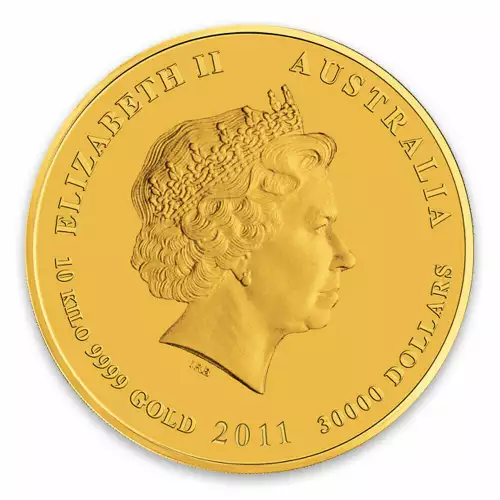 2011 10kg Australian Perth Mint Gold Lunar II: Year of the Rabbit (2)