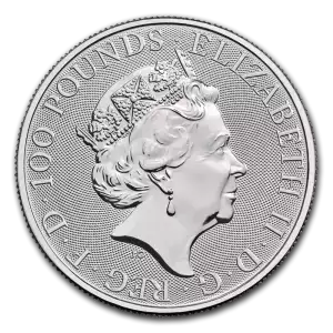 2019 Great Britain 1 oz Platinum Queen's Beasts The Bull (2)