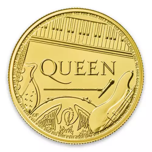 2020 1 oz British Music Legends Queen Gold Coin