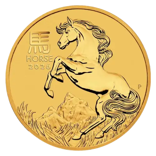 2026 1/20oz Australian Perth Mint Gold Lunar Series III: Year of the Horse (3)