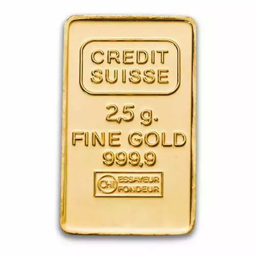 2.5g Credit Suisse Gold Bar (2)