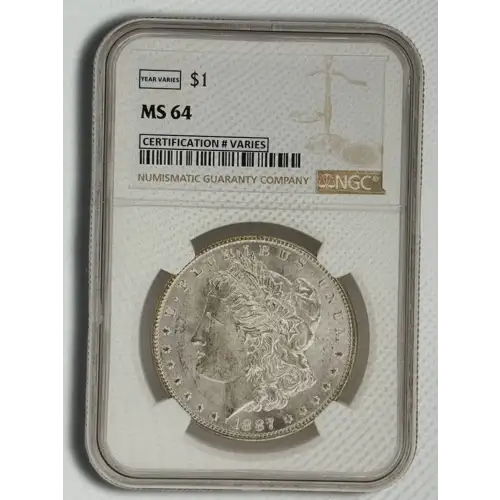 Morgan Dollar (1878-1904) - NGC - MS64