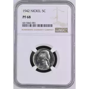 Nickel Five Cent Pieces-Jefferson