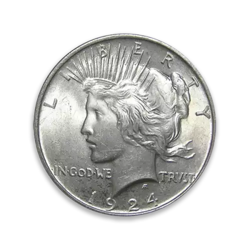 Peace Dollar (1922 - 1935) - Circulated