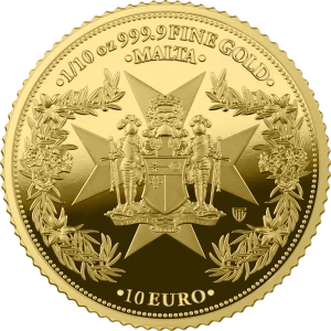 2025 1/10 oz Malta - Golden Eagle - Limited Edition Gold Coin (2)