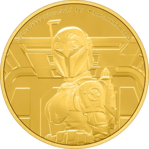 2022 1/4oz The mandalorian Classic -- Bo-Katan Kryze Gold Coin (2)