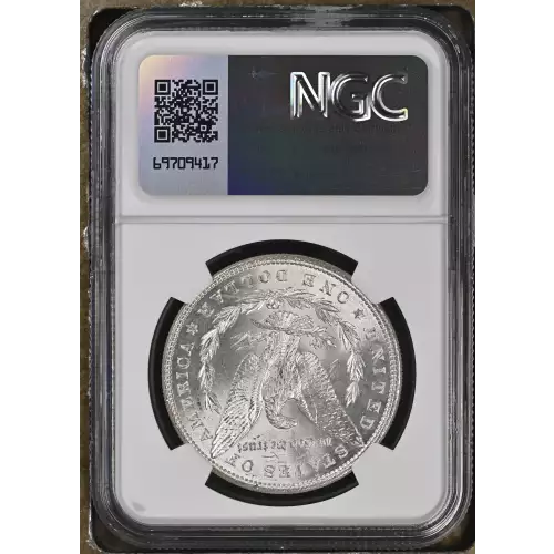 This listing features an 1886 P Morgan Silver Dollar, graded NGC MS-63, showcasing a strong strike with brilliant luster and light contact marks typical of a Mint State 63 coin. Struck at the Philadelphia Mint in 90% silver and 10% copper, this coin weigh